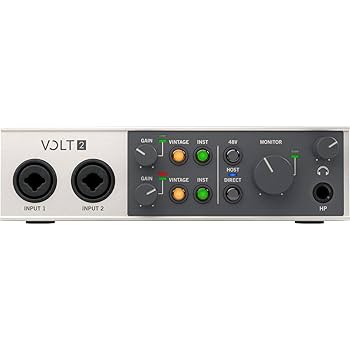 Universal Audio VOLT2 USBオーディオインターフェイス UNIVERSAL AUDIO ( ユニバーサルオーディオ ) VOLT 2 USB